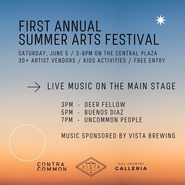 ContraCommon SUMMER ARTS FESTIVAL – June 5